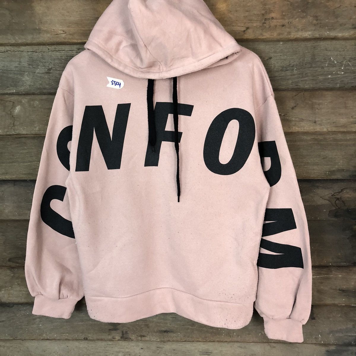 Japanese Brand Plymtone Pink Hoodie sweatshirt #5504 Size US M / EU 48-50 / 2 - 3 Thumbnail
