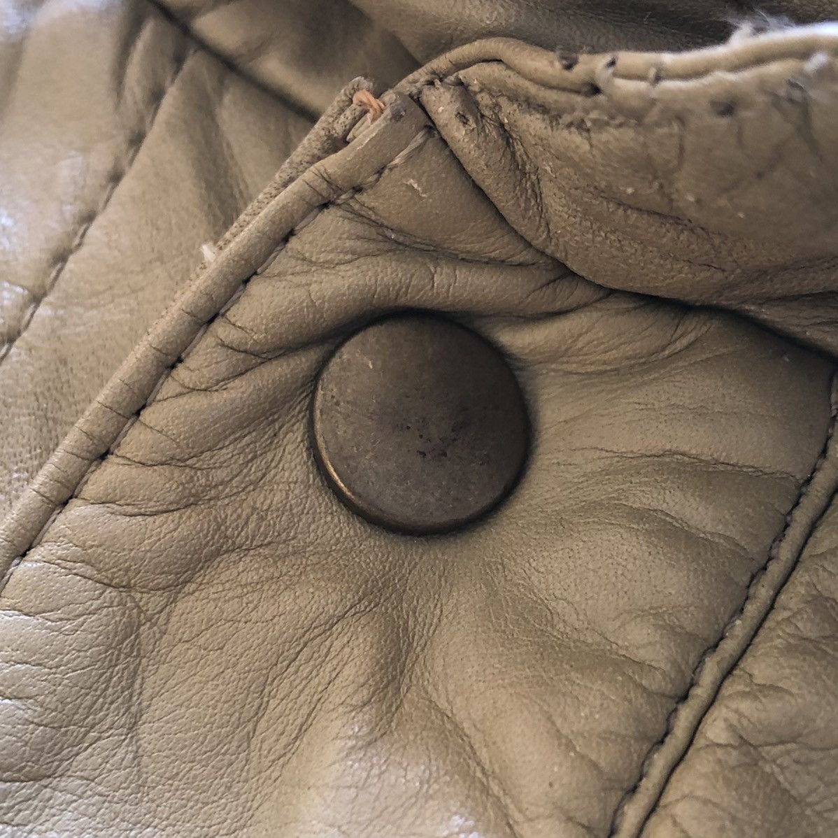 Japanese Brand Vintage 80's Leather Jacket Zipper by Dolphin Size US XL / EU 56 / 4 - 13 Thumbnail
