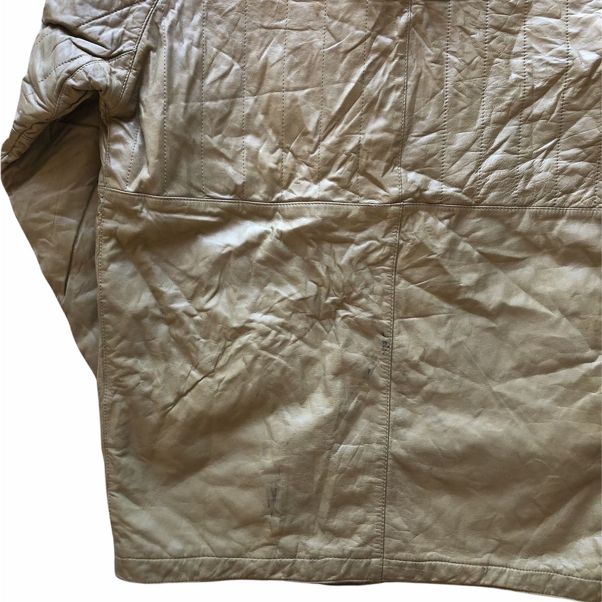 Japanese Brand Vintage 80's Leather Jacket Zipper by Dolphin Size US XL / EU 56 / 4 - 7 Thumbnail