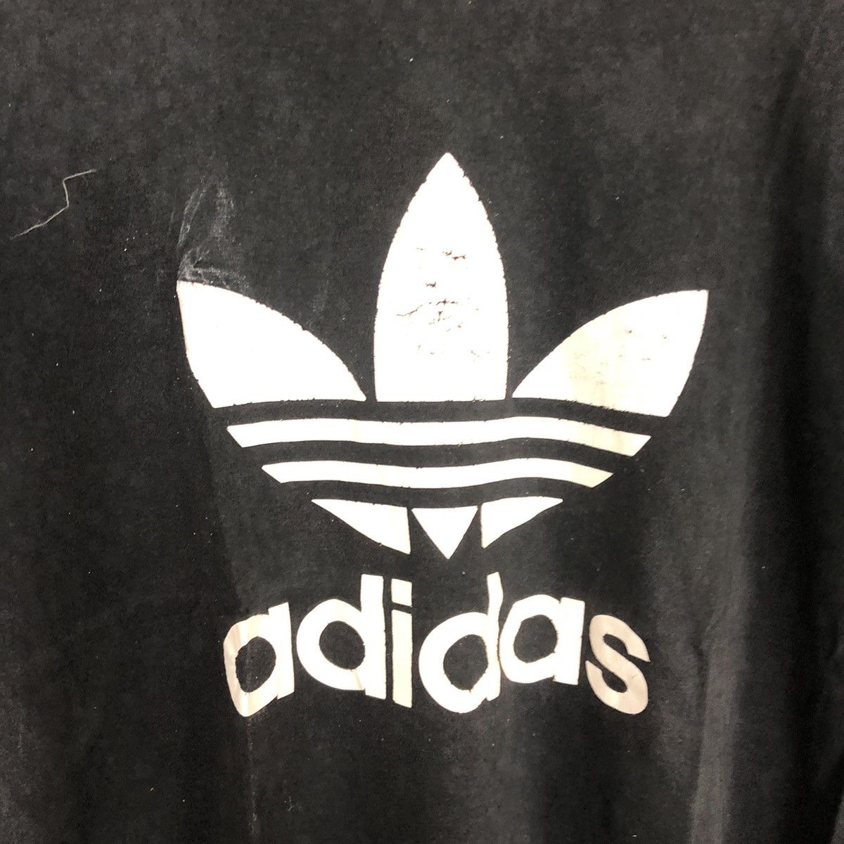 Adidas D Adidas vtg logo Black faded Short Sleeve Shirt #c1189 Size US M / EU 48-50 / 2 - 8 Thumbnail