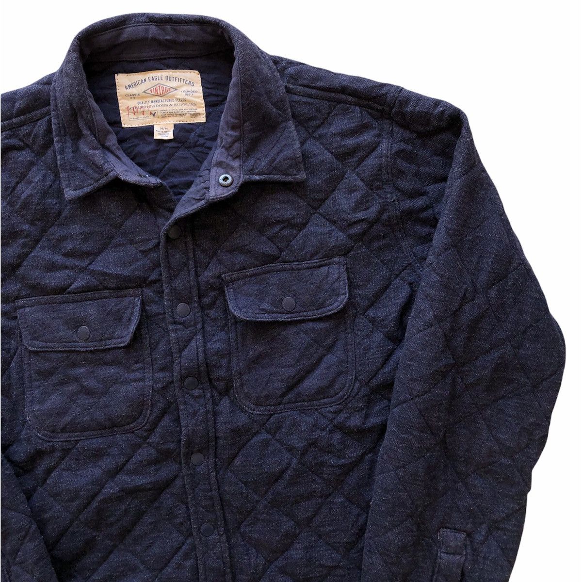 American Eagle Outfitters Flannel Quilted Snap Button Up By American Eagle Outfitters Size US L / EU 52-54 / 3 - 3 Thumbnail