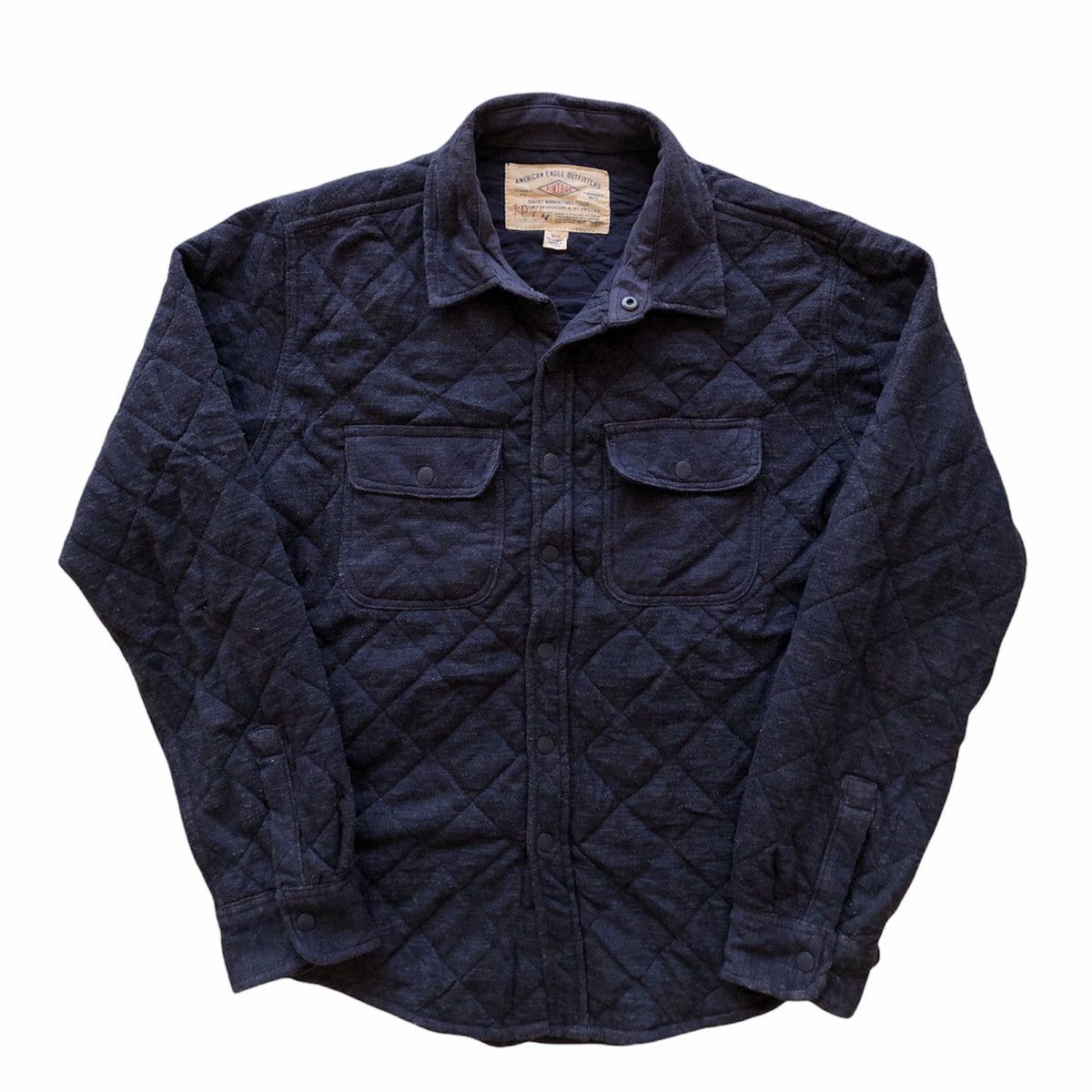 American Eagle Outfitters Flannel Quilted Snap Button Up By American Eagle Outfitters Size US L / EU 52-54 / 3 - 1 Thumbnail