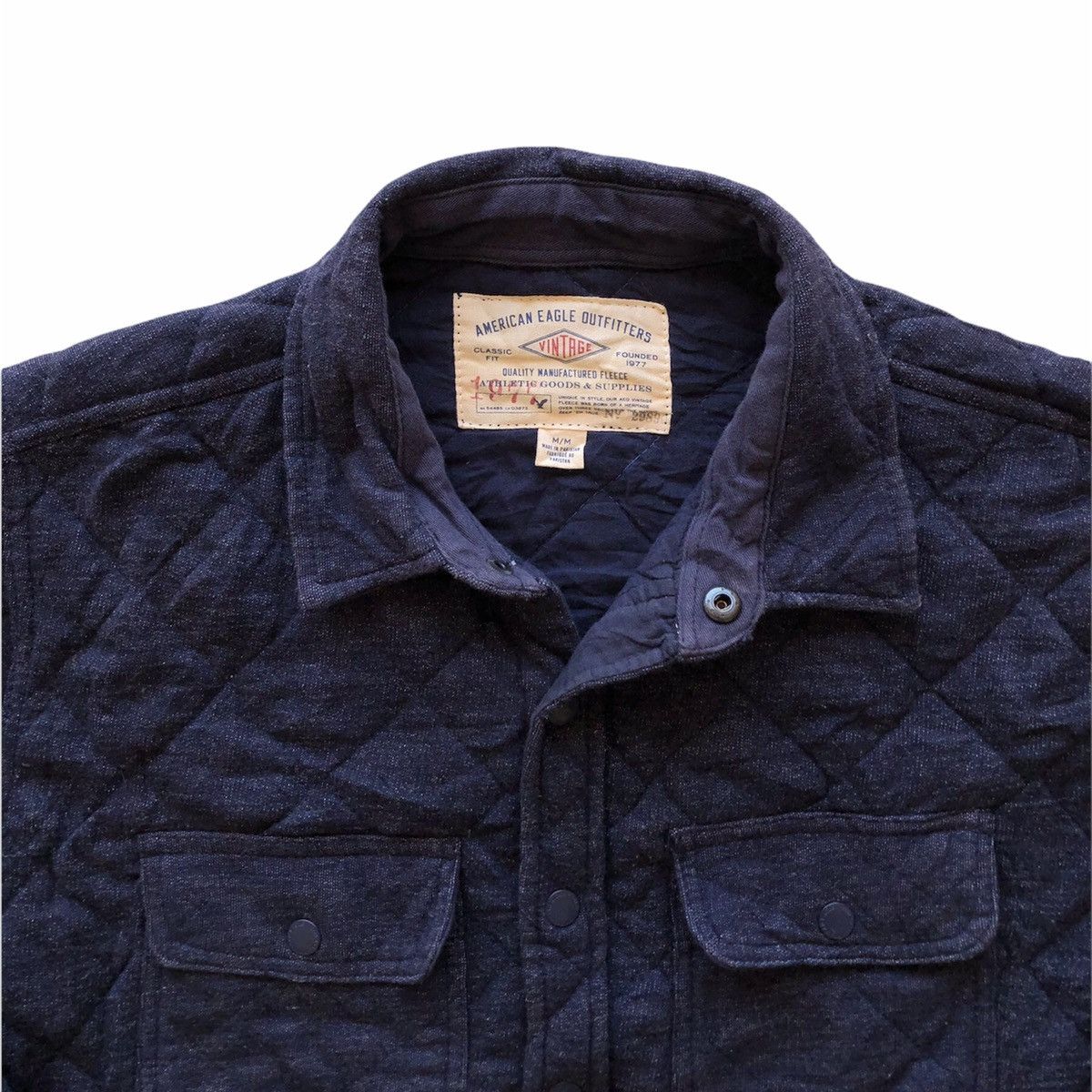 American Eagle Outfitters Flannel Quilted Snap Button Up By American Eagle Outfitters Size US L / EU 52-54 / 3 - 2 Thumbnail