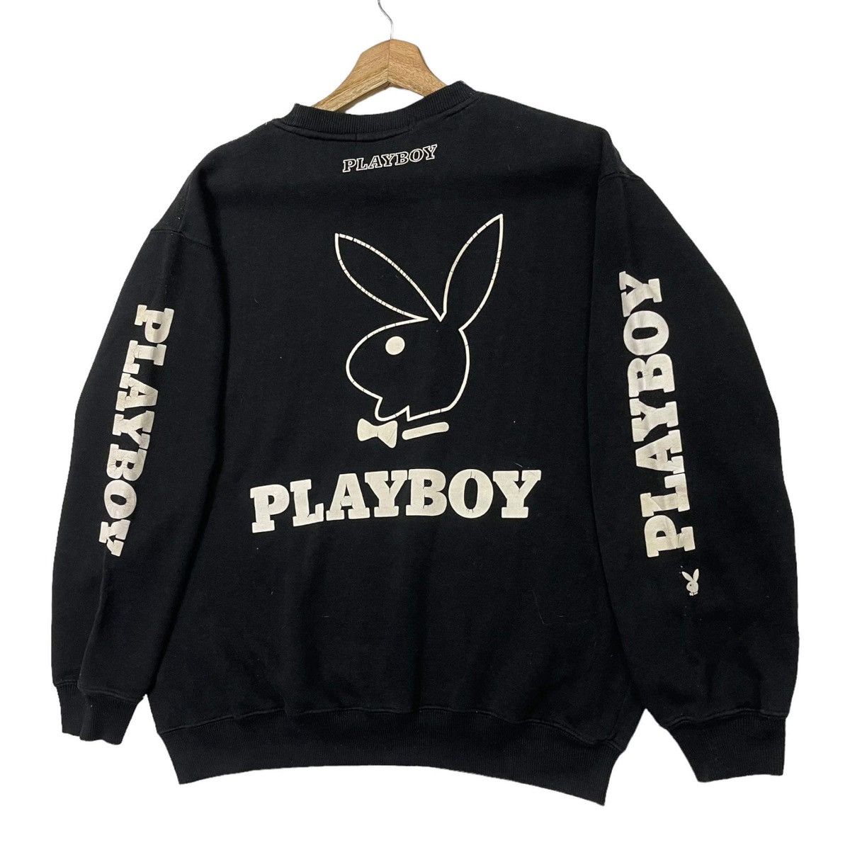 Playboy Vintage Playboys Big Back Logo Crewneck Sweatshirt Size M Size US M / EU 48-50 / 2 - 3 Thumbnail