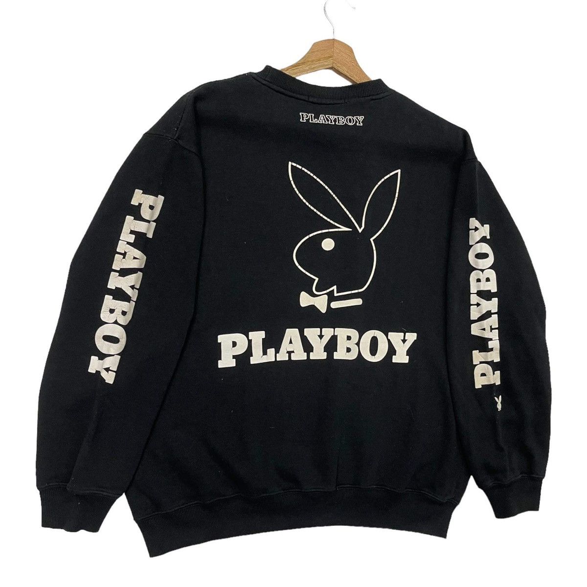 Playboy Vintage Playboys Big Back Logo Crewneck Sweatshirt Size M Size US M / EU 48-50 / 2 - 2 Thumbnail
