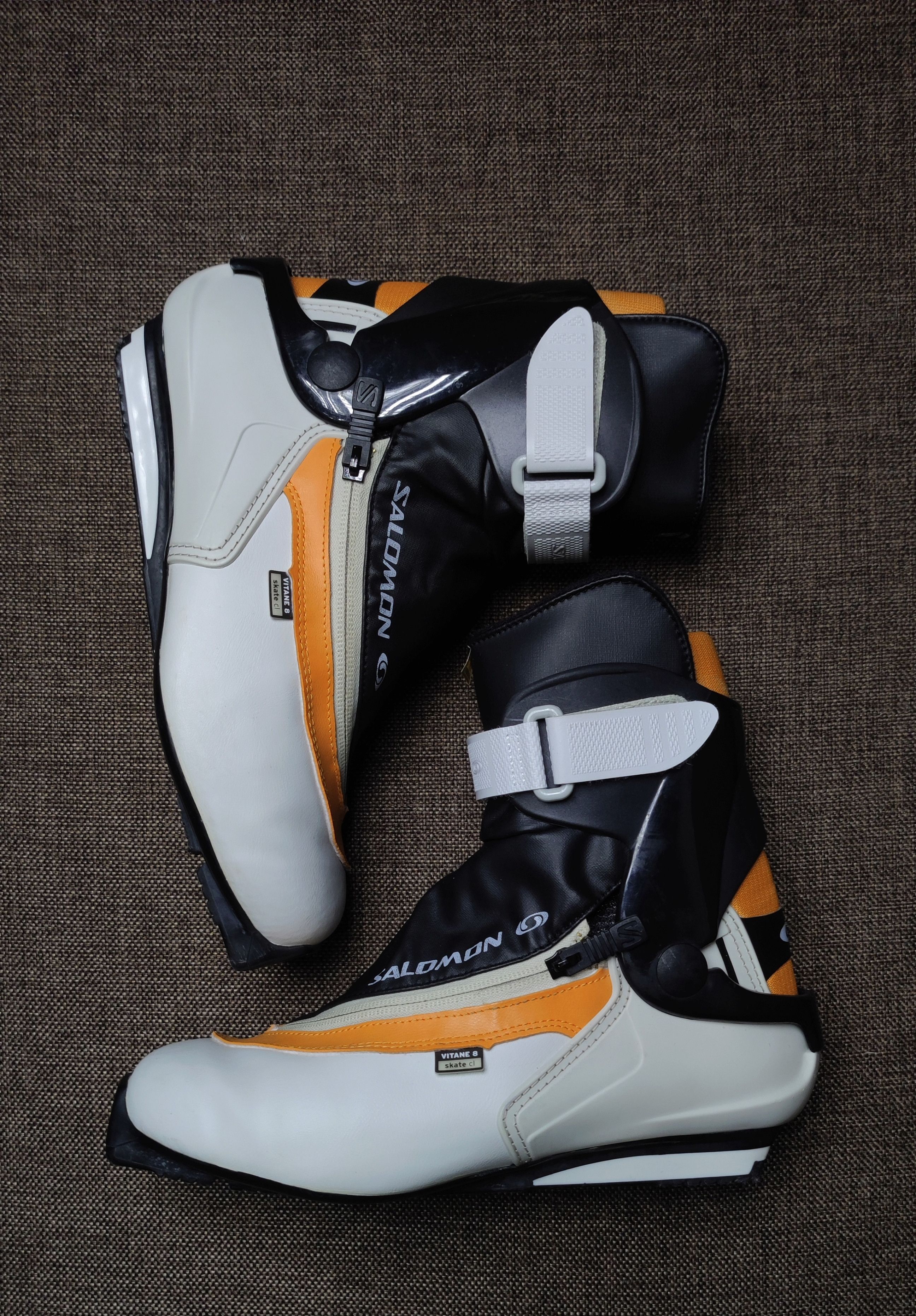 Salomon × Vintage Vintage Ski Boots Salomon Vitane 8 Skate CL Size US 11.5 / IT 41.5 - 1 Thumbnail