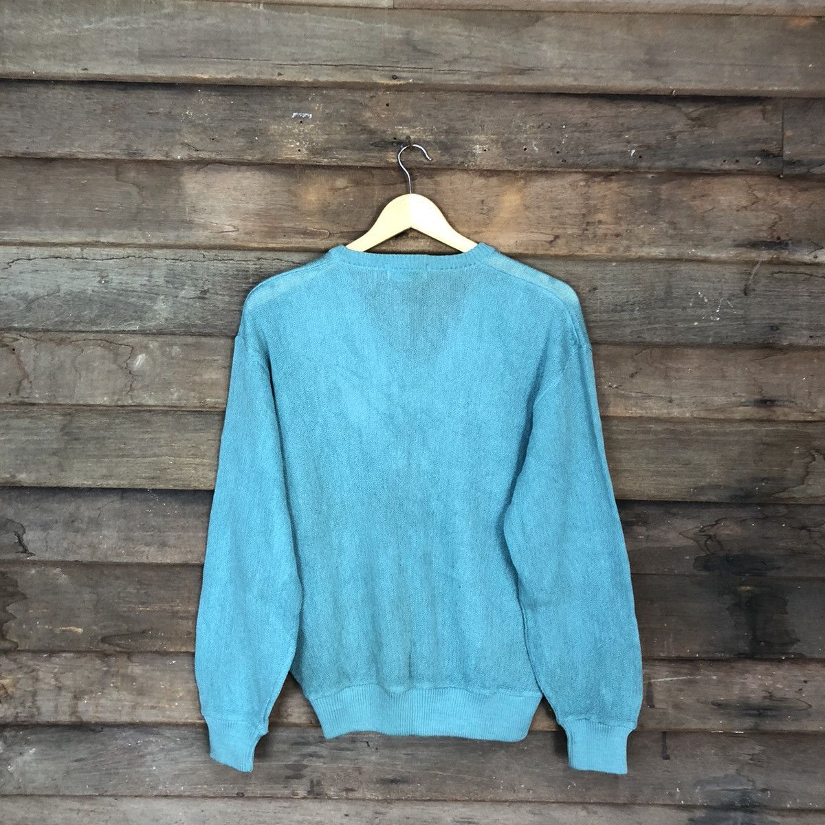 Homespun Knitwear × Japanese Brand × Vintage Crocodile Green Knitwear vintage japan #5519 Size US L / EU 52-54 / 3 - 13 Thumbnail