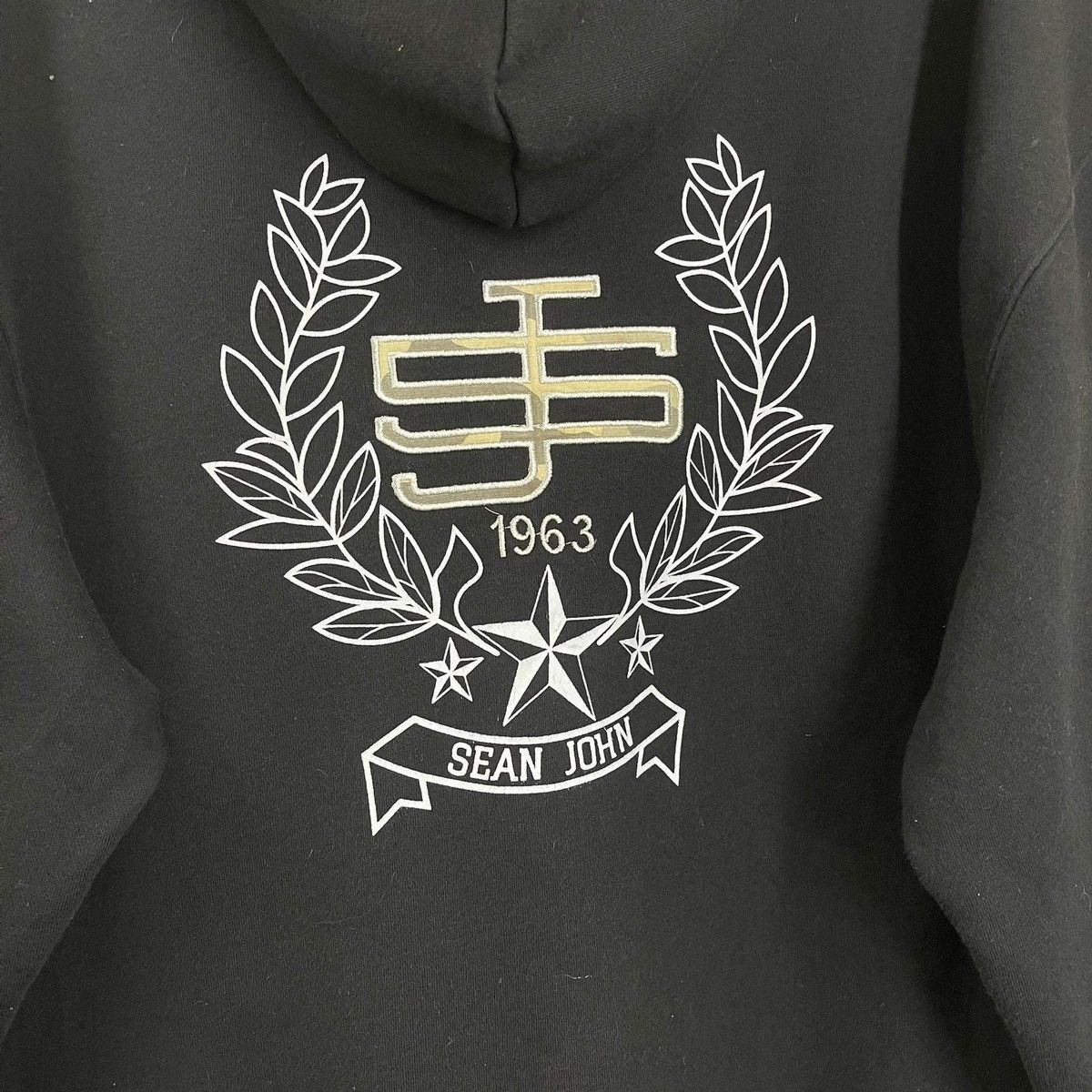 Sean John Vintage Sean John Big Logo Embroidered Zipper Hoodies Size US XXL / EU 58 / 5 - 6 Thumbnail