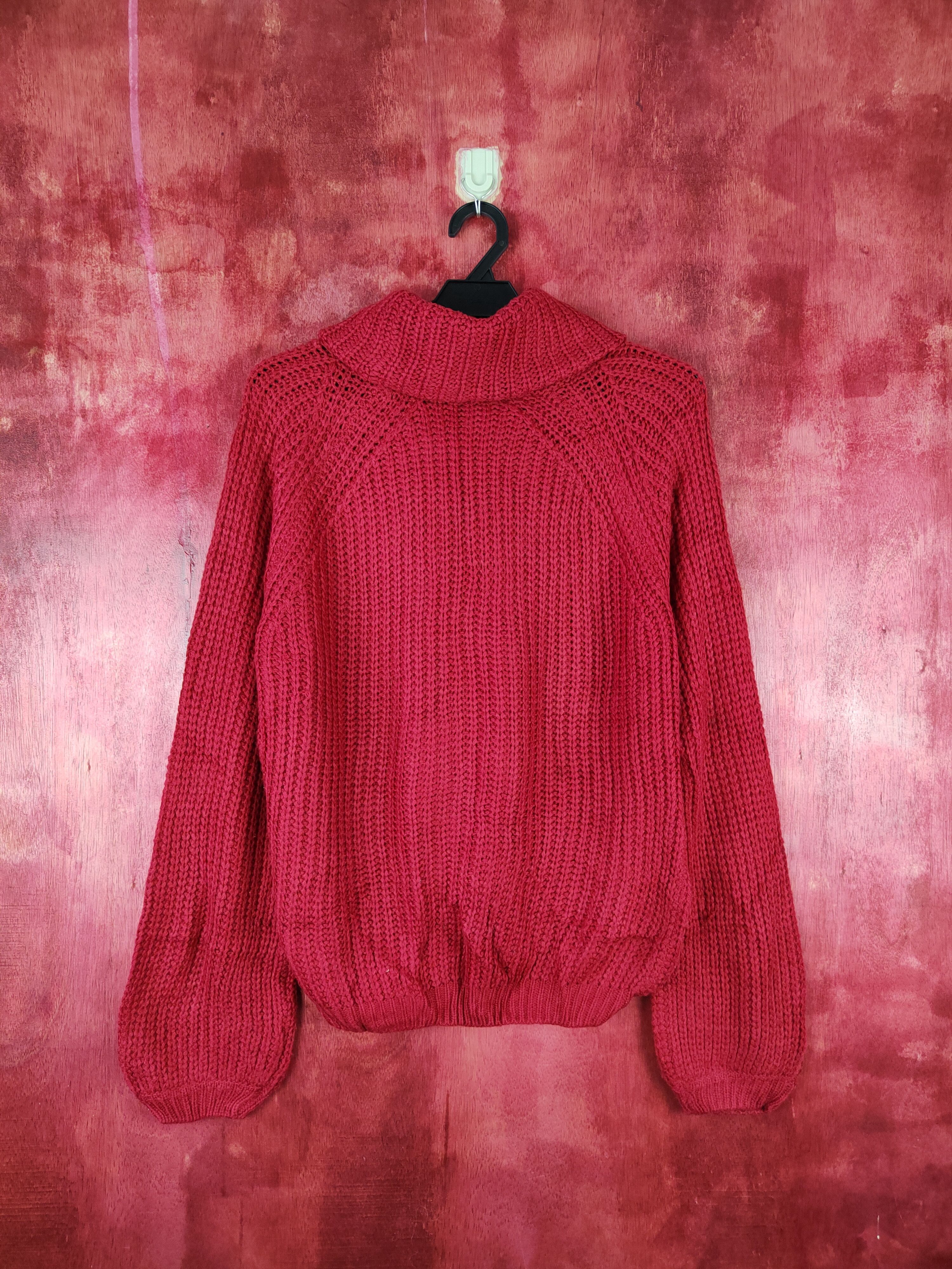 Japanese Brand Chou Chou-Angelina Red Knitwear Sweater #5475 Size M / US 6-8 / IT 42-44 - 7 Thumbnail