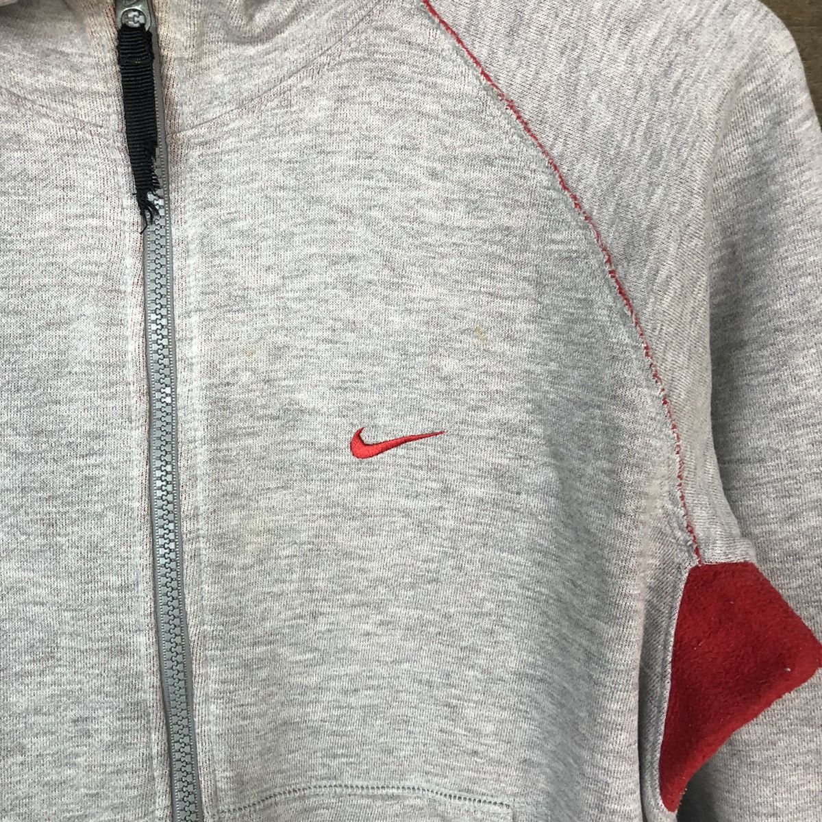 Nike Nike Grey vintage sweatshirt sweater Hoodie #5513 Size M / US 6-8 / IT 42-44 - 6 Thumbnail