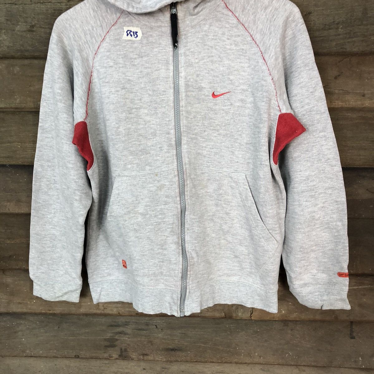 Nike Nike Grey vintage sweatshirt sweater Hoodie #5513 Size M / US 6-8 / IT 42-44 - 3 Thumbnail