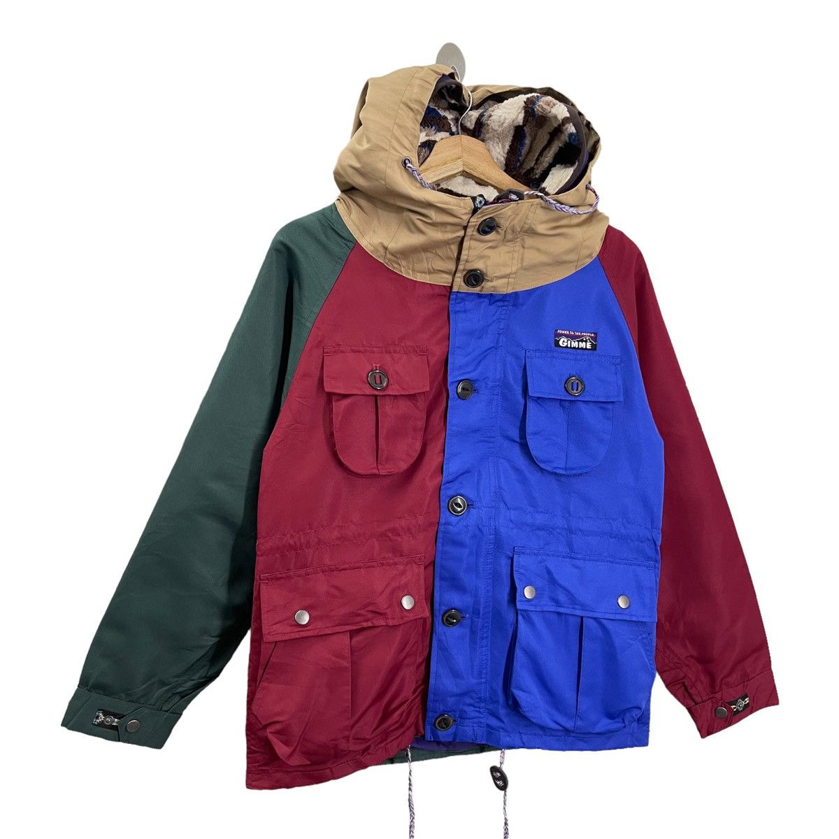 Japanese Brand Power To The People Multicolor Hiking Jacker Size M Size US M / EU 48-50 / 2 - 2 Thumbnail