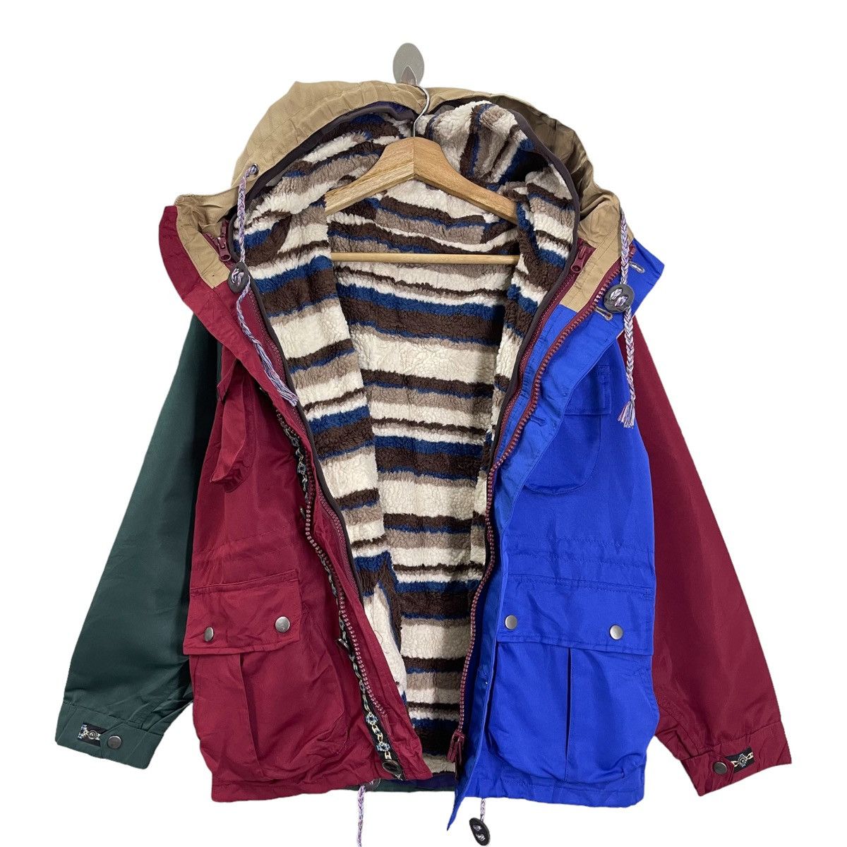 Japanese Brand Power To The People Multicolor Hiking Jacker Size M Size US M / EU 48-50 / 2 - 6 Thumbnail