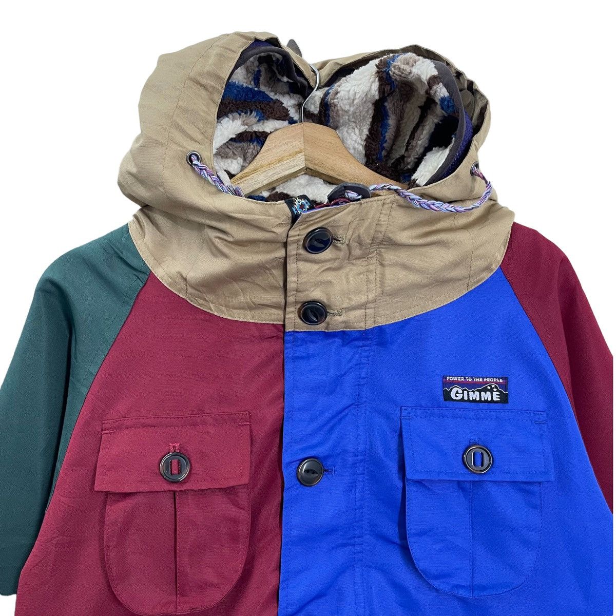 Japanese Brand Power To The People Multicolor Hiking Jacker Size M Size US M / EU 48-50 / 2 - 4 Thumbnail