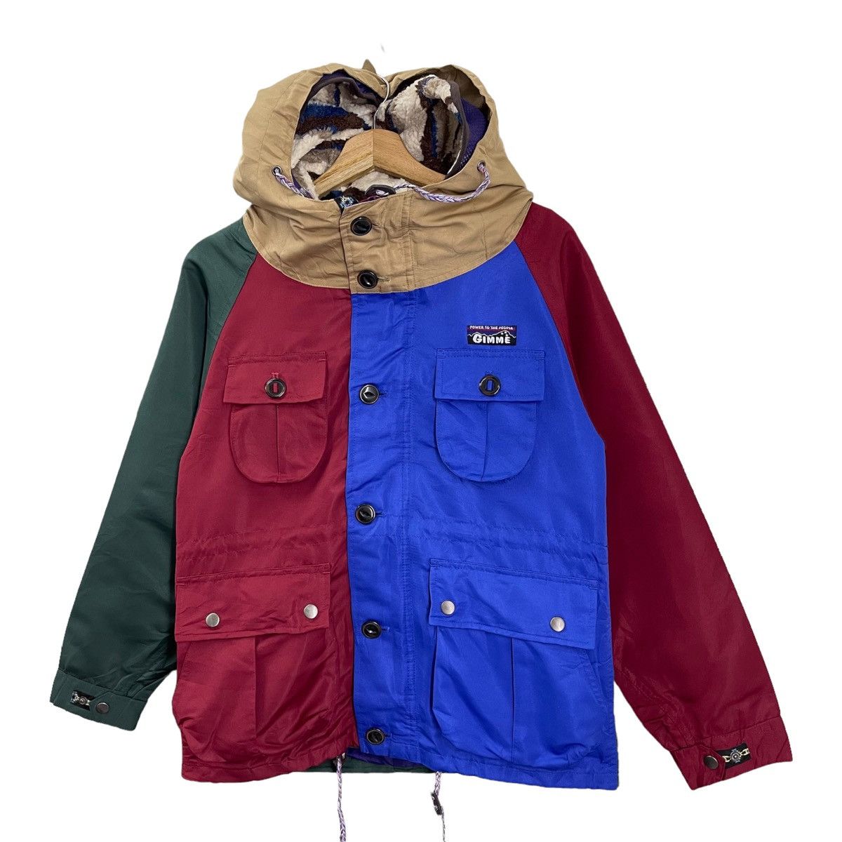 Japanese Brand Power To The People Multicolor Hiking Jacker Size M Size US M / EU 48-50 / 2 - 3 Thumbnail
