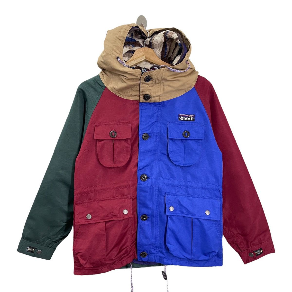 Japanese Brand Power To The People Multicolor Hiking Jacker Size M Size US M / EU 48-50 / 2 - 1 Thumbnail