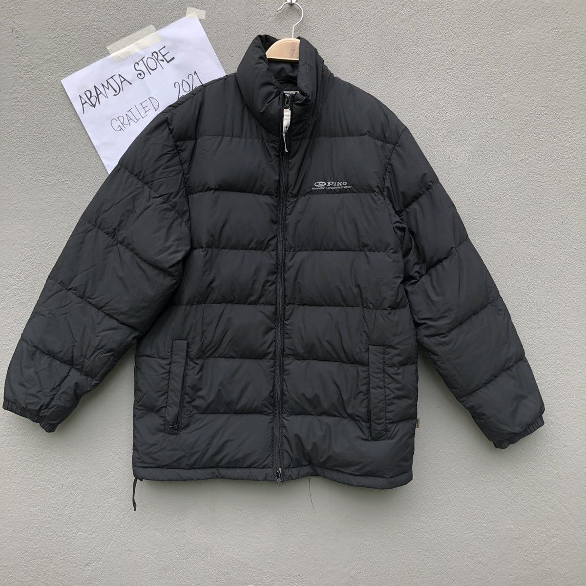 Japanese Brand × Vintage Vintage Piko Zipper Ups Puffer Jacket Size US L / EU 52-54 / 3 - 1 Thumbnail