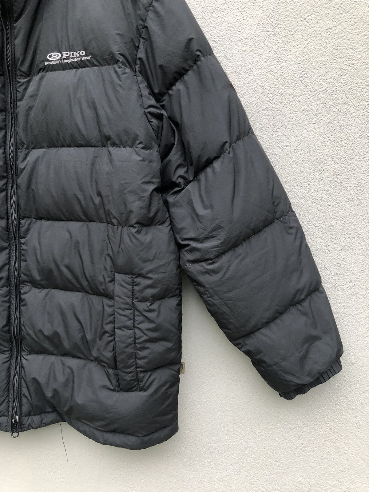 Japanese Brand × Vintage Vintage Piko Zipper Ups Puffer Jacket Size US L / EU 52-54 / 3 - 2 Thumbnail