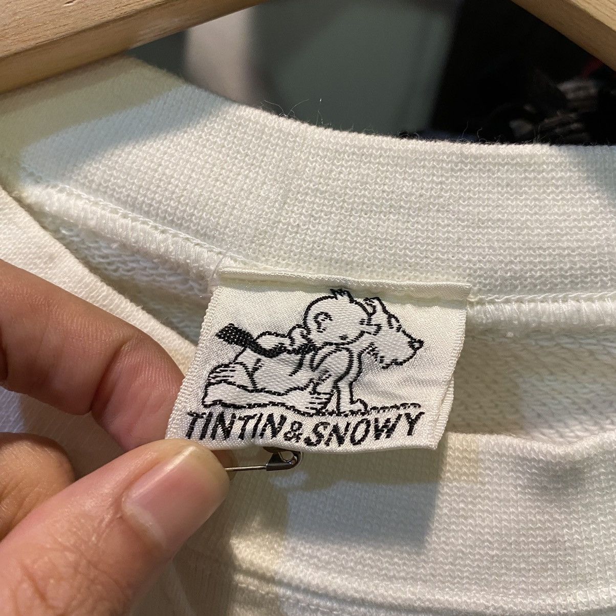 Cartoon Network × Vintage VINTAGE DEADSTOCK‼️Tintin & Snowy Sweatshirt Size US M / EU 48-50 / 2 - 5 Thumbnail