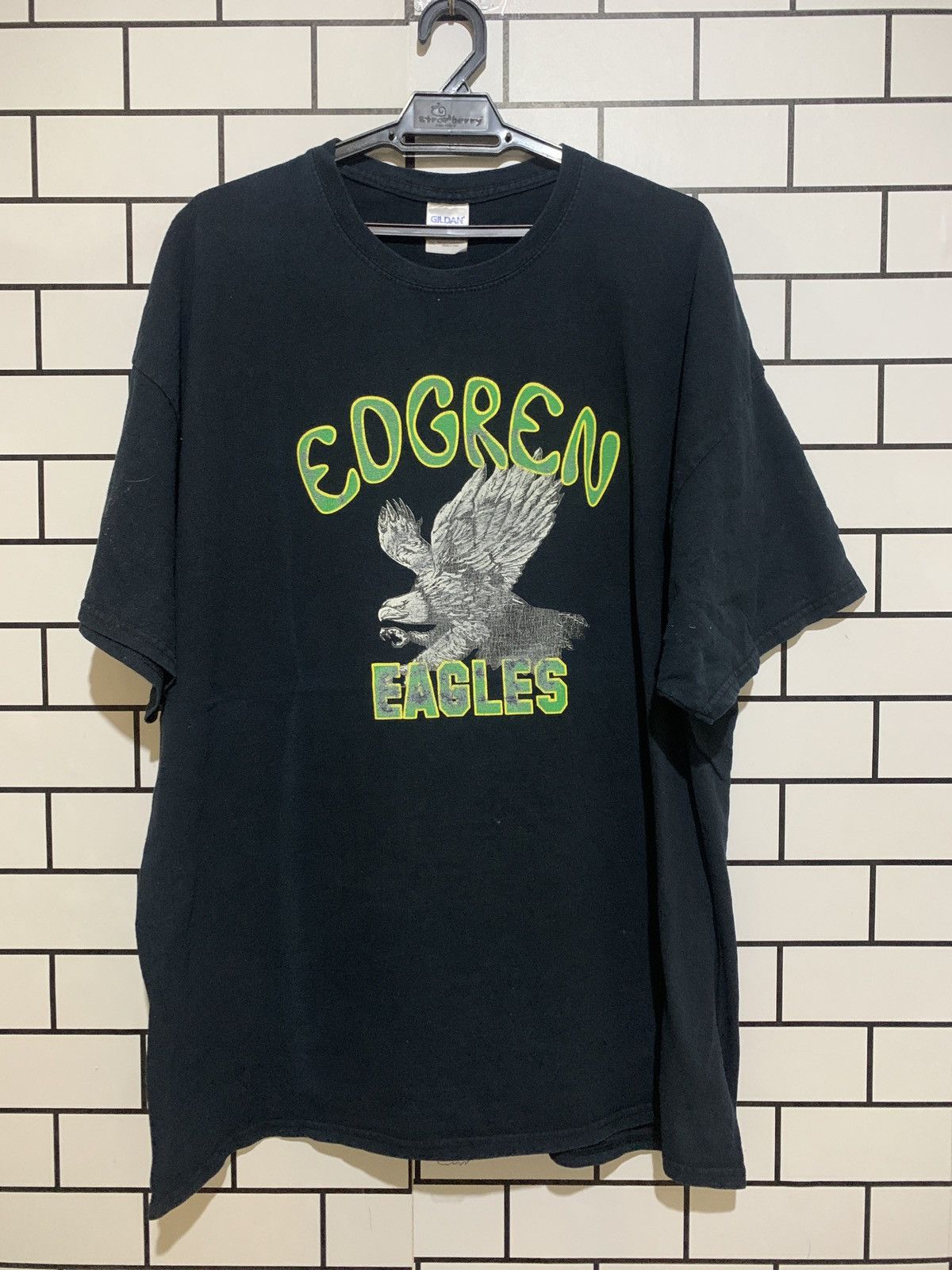 image of Vintage Edgren Eagles Vd 11 in Black, Men's (Size 2XL)