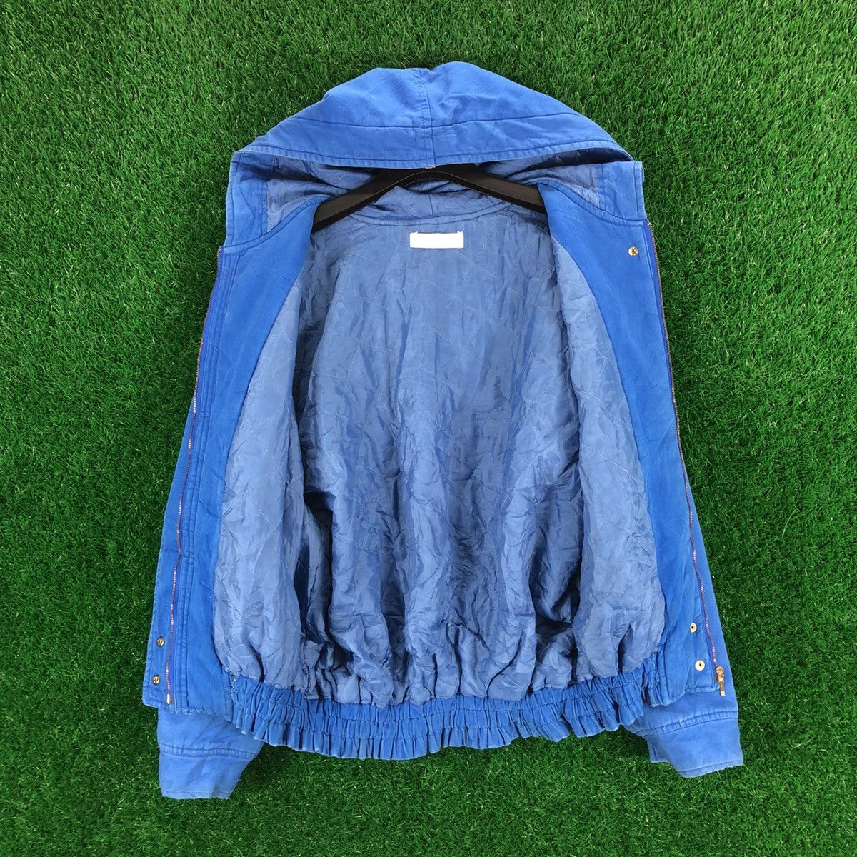 Designer × Vintage Vintage 90's Katherine Elliott Bomber Style Jacket Hoodie Size US M / EU 48-50 / 2 - 7 Thumbnail