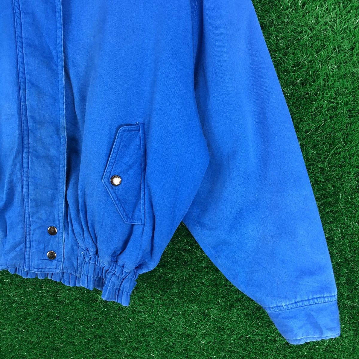 Designer × Vintage Vintage 90's Katherine Elliott Bomber Style Jacket Hoodie Size US M / EU 48-50 / 2 - 3 Thumbnail