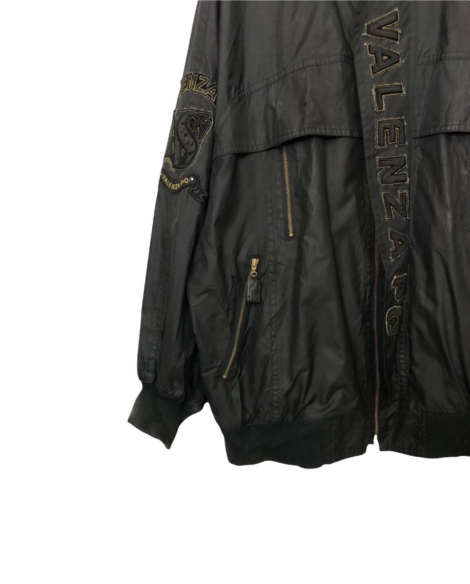 Japanese Brand Vtg Valenza Po Embroidery Big Logo Zipper Ups Hoodie Jacket Size US L / EU 52-54 / 3 - 3 Thumbnail
