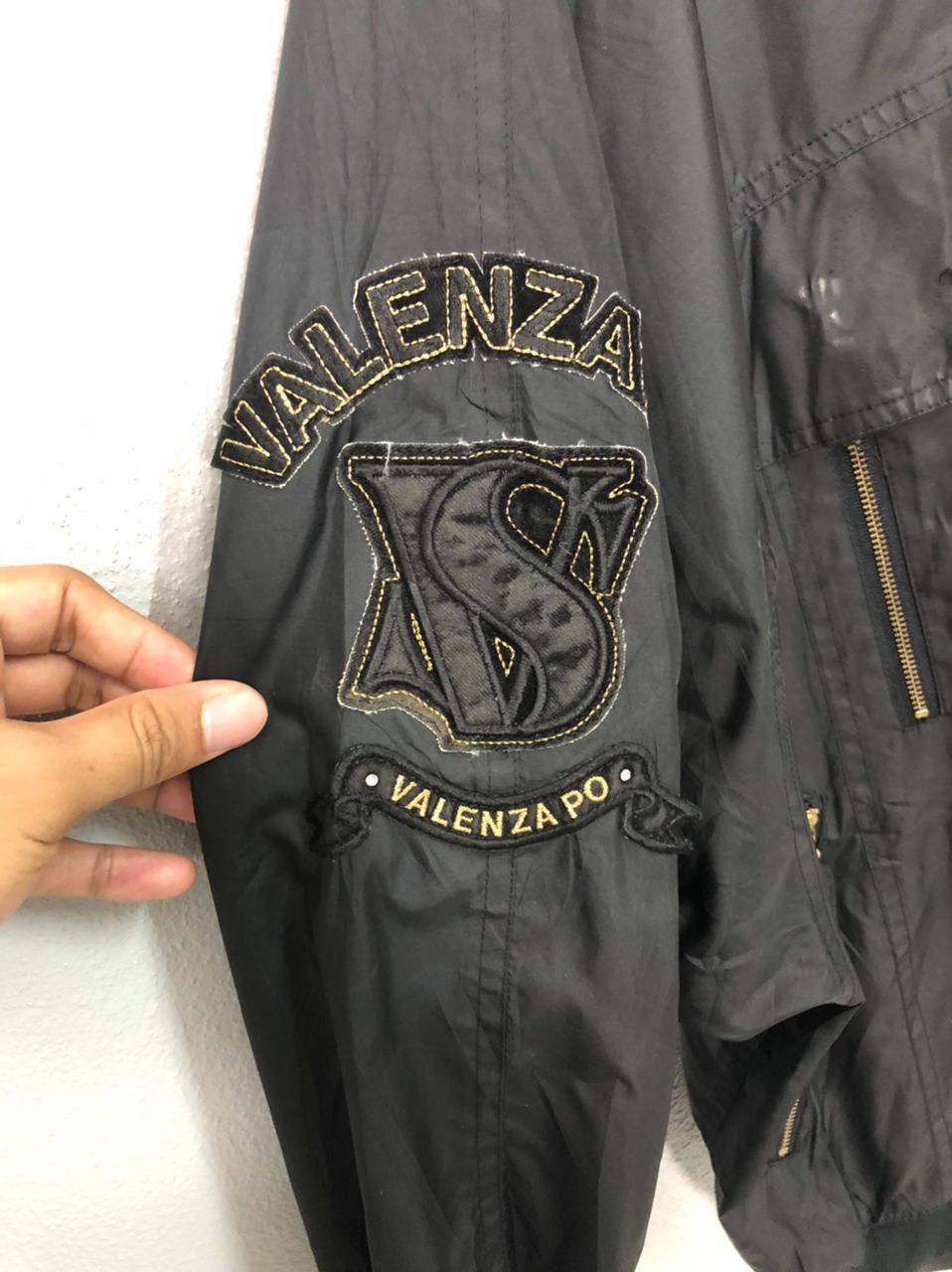 Japanese Brand Vtg Valenza Po Embroidery Big Logo Zipper Ups Hoodie Jacket Size US L / EU 52-54 / 3 - 5 Thumbnail