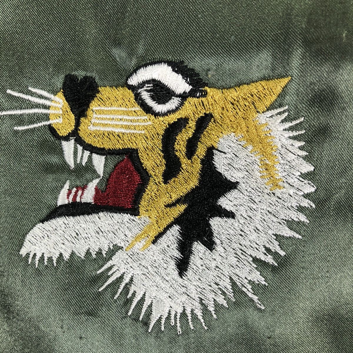 Japanese Brand Sukajan Souvenir Jacket Tiger Distressed by Underwraps Size US XS / EU 42 / 0 - 13 Thumbnail