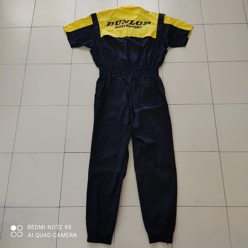 Dunlop × Japanese Brand Dunlop Motosport Coverall 🔥Two pieces Same Size Size US 32 / EU 48 - 3 Thumbnail