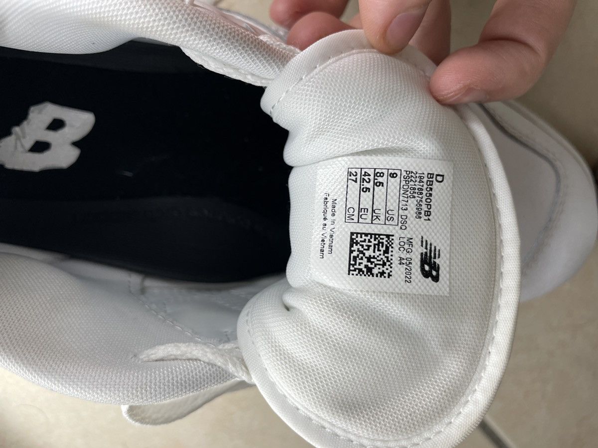 New Balance New Balance 550 White Grey Size US 9 / EU 42 - 5 Thumbnail