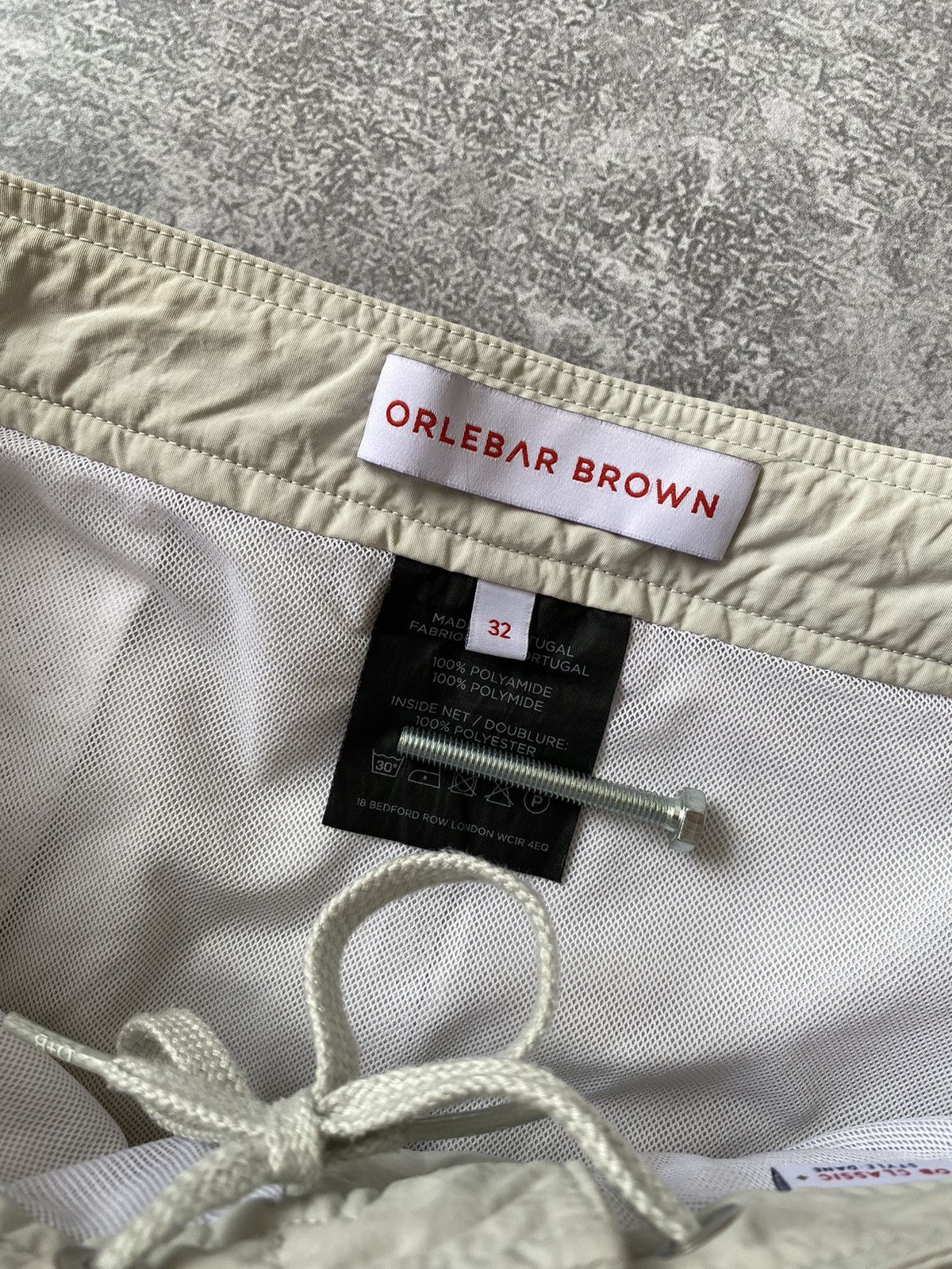 Orlebar Brown Orlebar Brown Nylon White Shorts Size US 31 - 7 Thumbnail