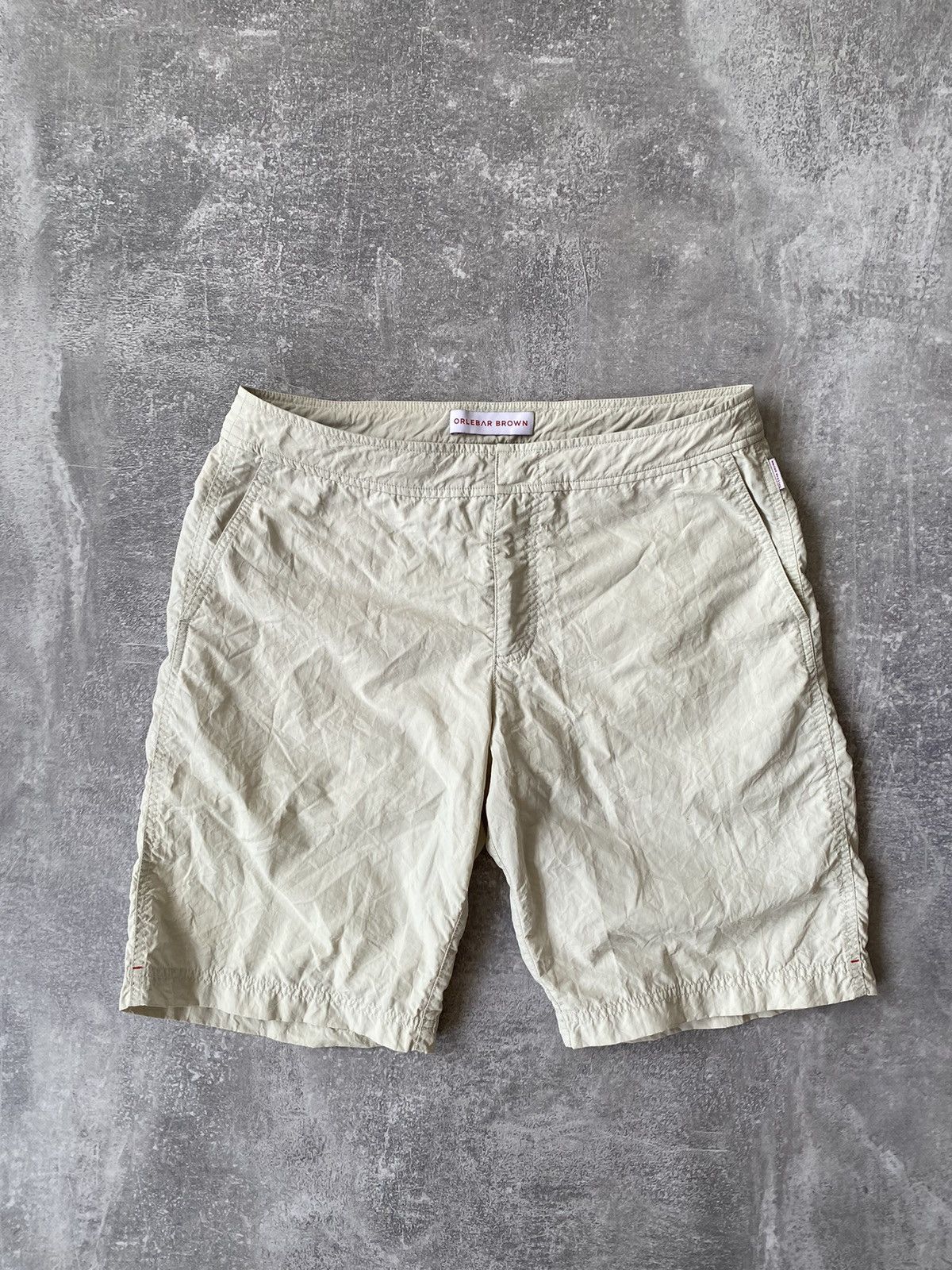 Orlebar Brown Orlebar Brown Nylon White Shorts Size US 31 - 1 Thumbnail