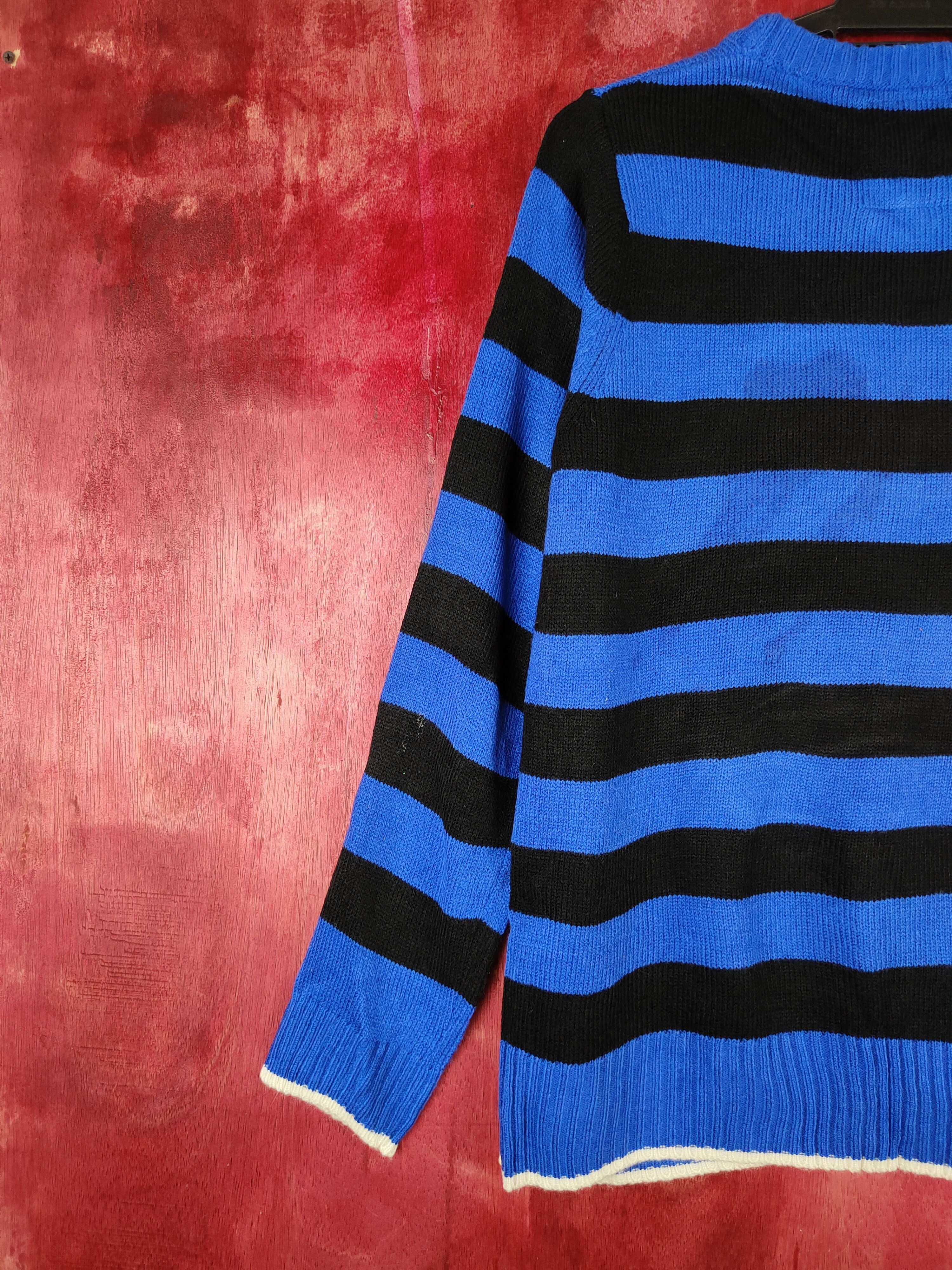 Japanese Brand × Solid and Striped Vandash Blue/Black Knitwear sweatshirt thin #5472 Size US M / EU 48-50 / 2 - 8 Thumbnail