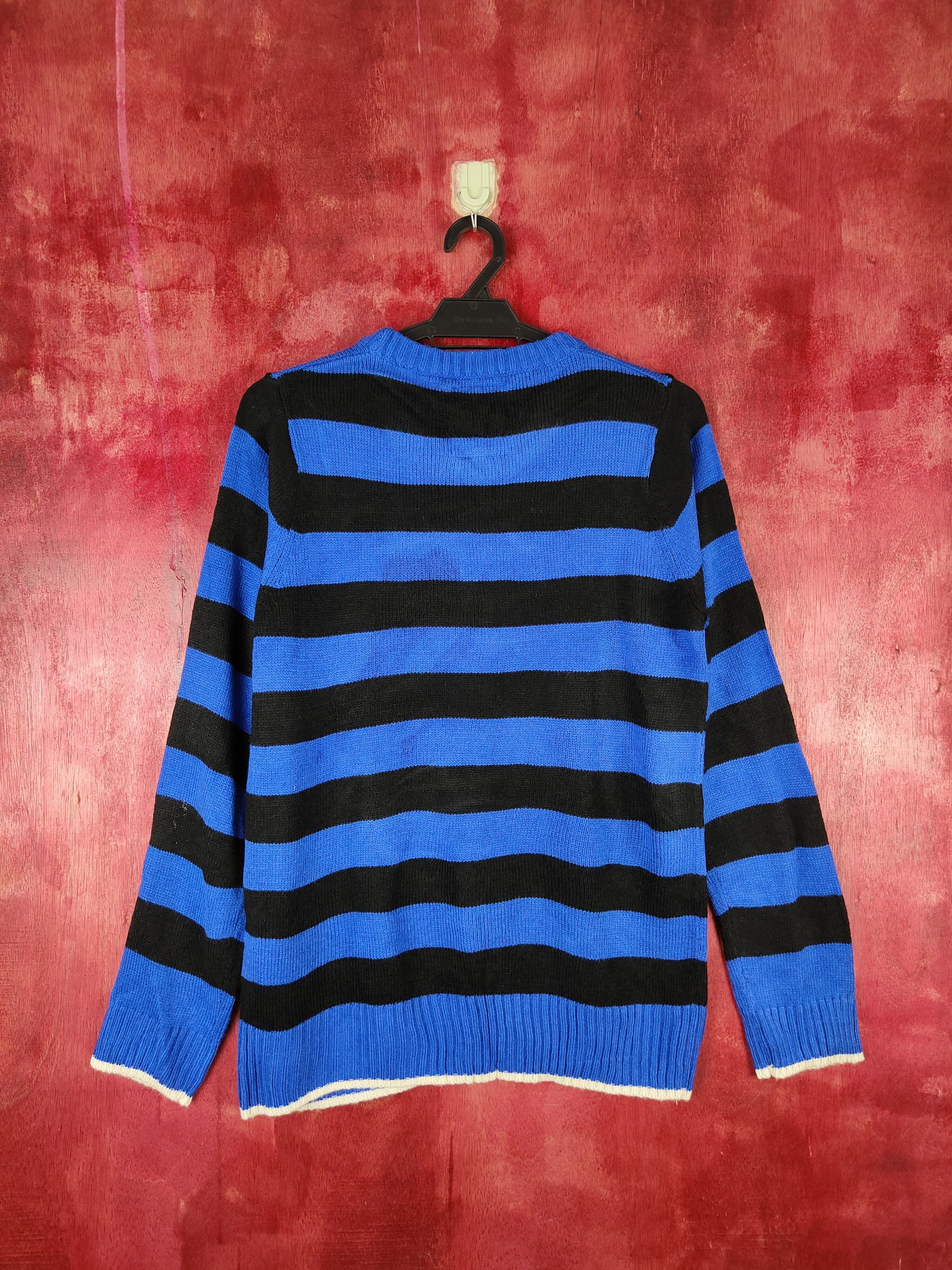 Japanese Brand × Solid and Striped Vandash Blue/Black Knitwear sweatshirt thin #5472 Size US M / EU 48-50 / 2 - 7 Thumbnail
