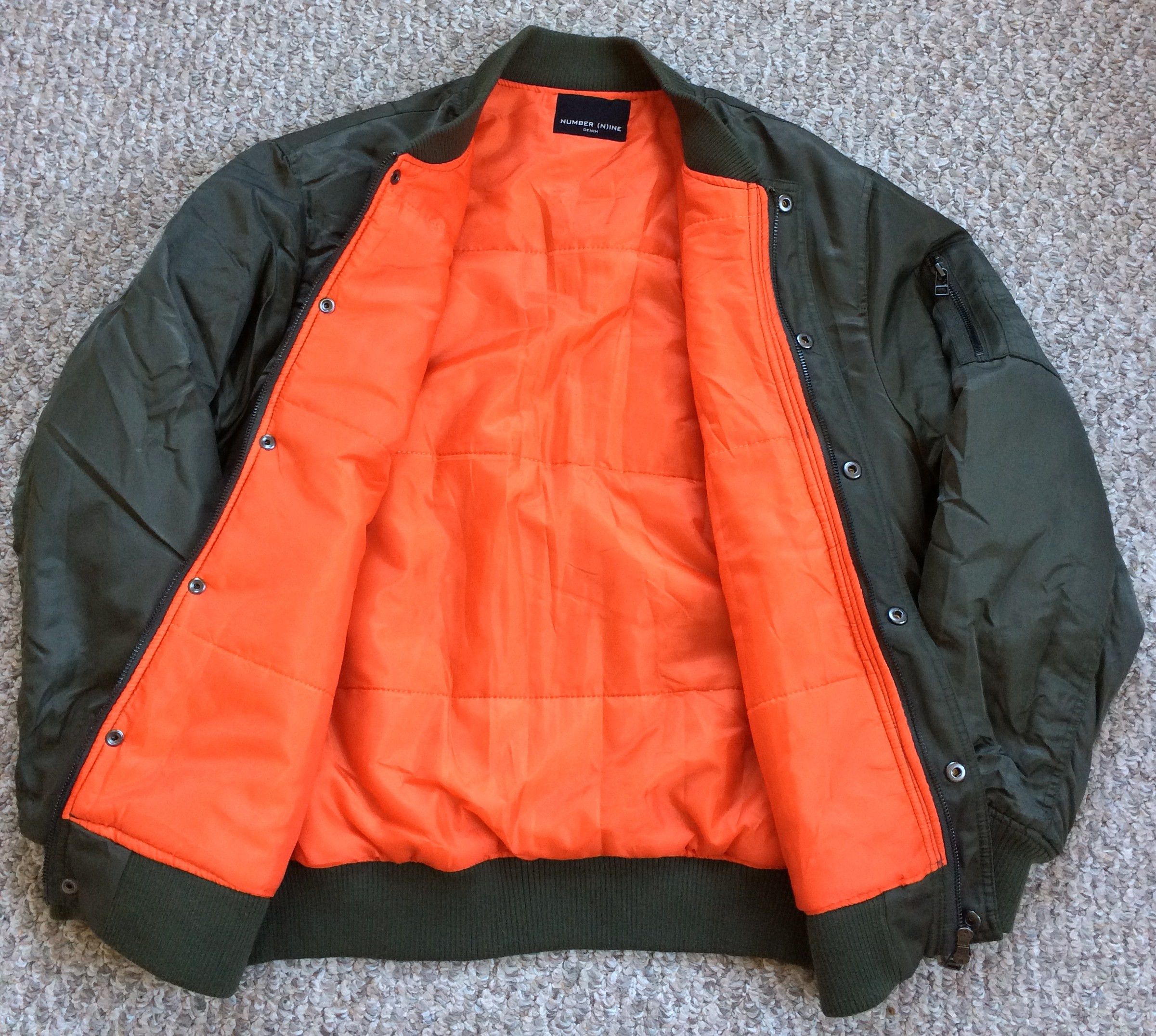 Number (N)ine Number (N)ine Logo Bomber Jacket Size US S / EU 44-46 / 1 - 2 Thumbnail