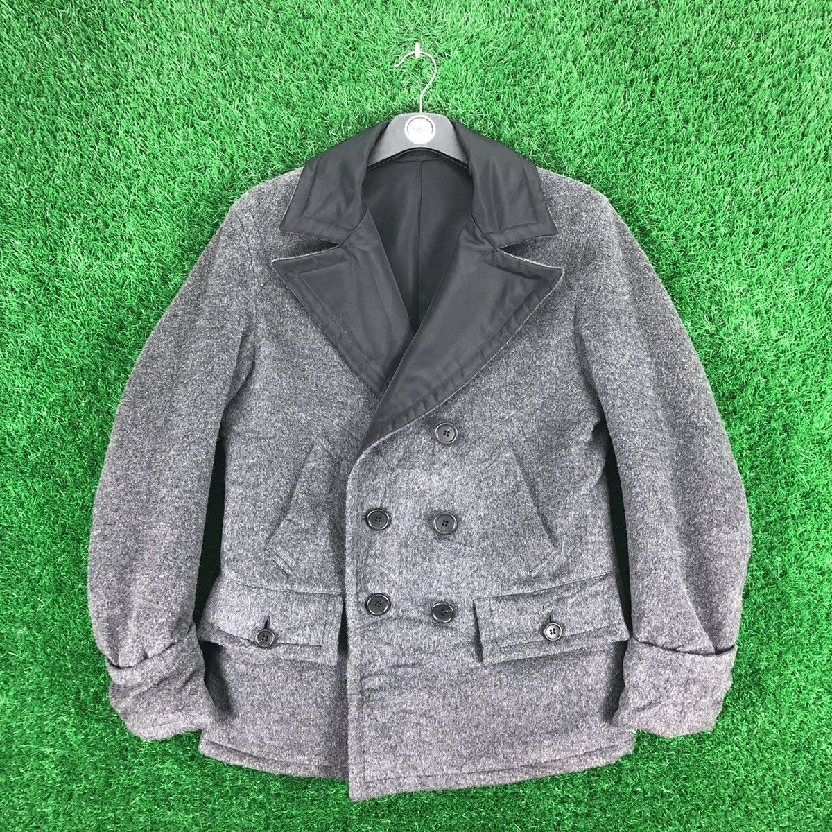 Vintage Vintage Coat Women Riversible Wool/Nylon Double Collar Size S / US 4 / IT 40 - 1 Thumbnail