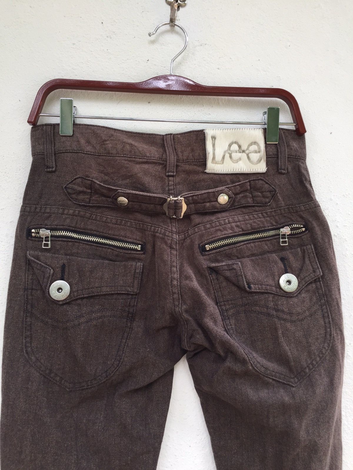 Japanese Brand LEE COWBOY CARGO PANTS Size US 30 / EU 46 - 6 Thumbnail