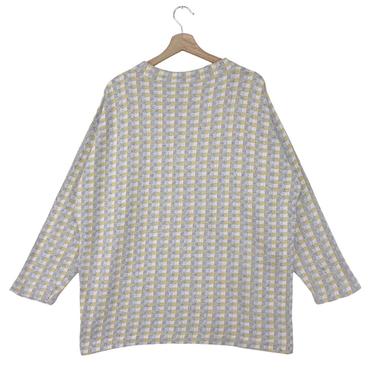 Designer × Issey Miyake × Tsumori Chisato Plantation By Issey Miyake Checkered Sweatshirts Size US L / EU 52-54 / 3 - 5 Thumbnail