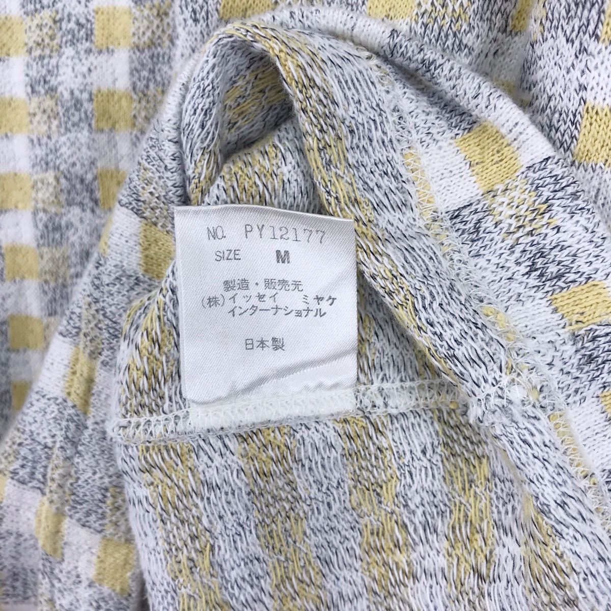 Designer × Issey Miyake × Tsumori Chisato Plantation By Issey Miyake Checkered Sweatshirts Size US L / EU 52-54 / 3 - 8 Thumbnail