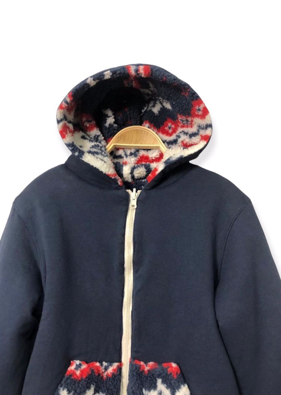 Native Vtg Blue Moon Blue Reversible Zip Up Big logo Hoodie Jacket Size US S / EU 44-46 / 1 - 13 Thumbnail