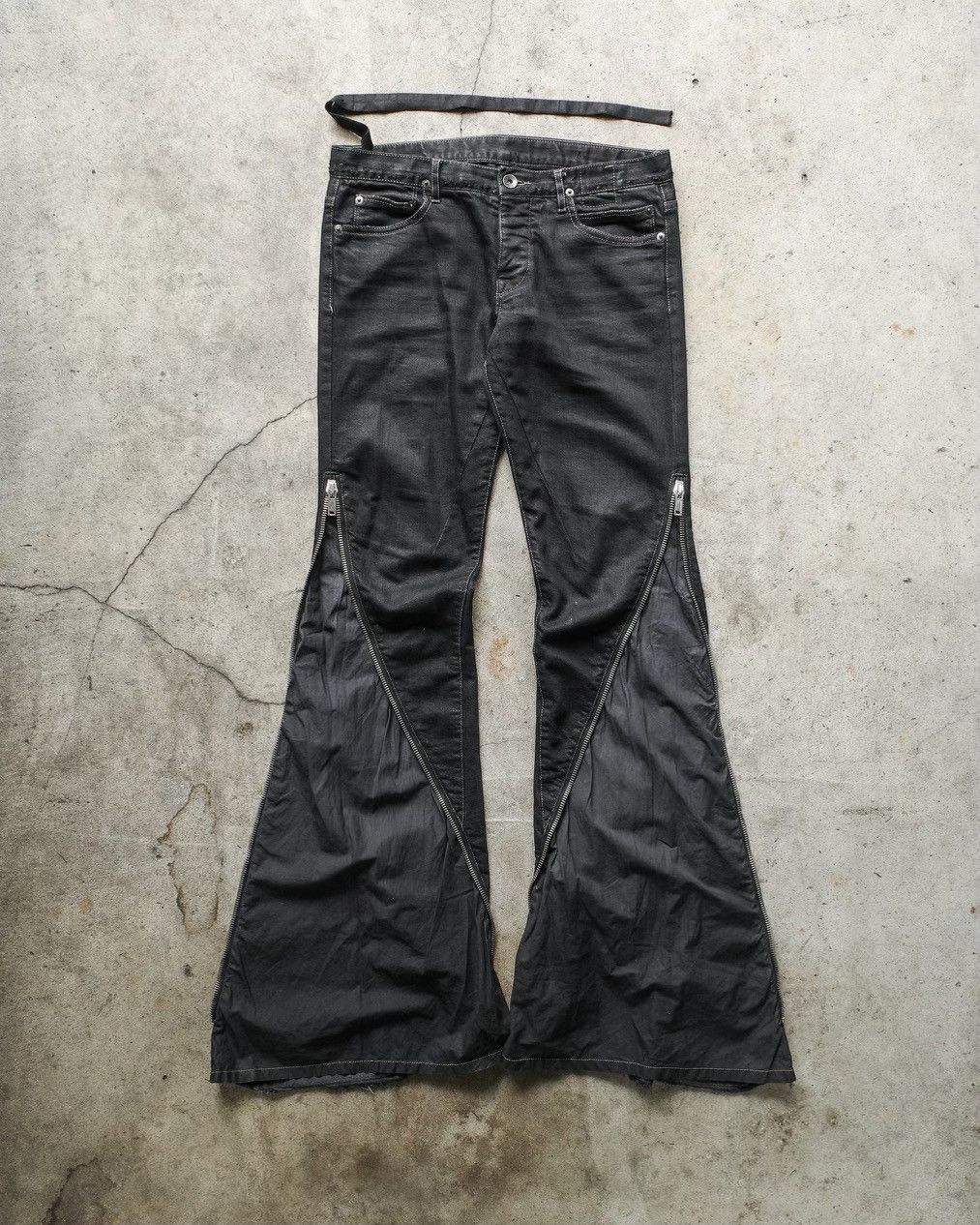 Rick Owens RICK OWENS BANANA CUT BLACK SS09 STRUTTER Size US 30 / EU 46 - 5 Thumbnail