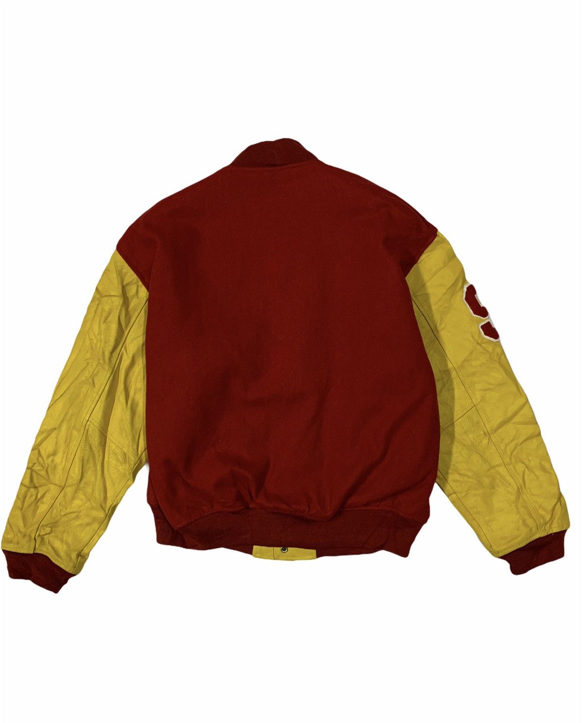 Vintage 🔥VTG KAPITAL R VARSITY JACKETS LEATHER/WOOL Size US M / EU 48-50 / 2 - 5 Thumbnail