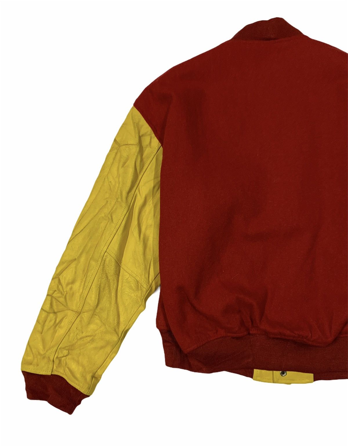 Vintage 🔥VTG KAPITAL R VARSITY JACKETS LEATHER/WOOL Size US M / EU 48-50 / 2 - 6 Thumbnail