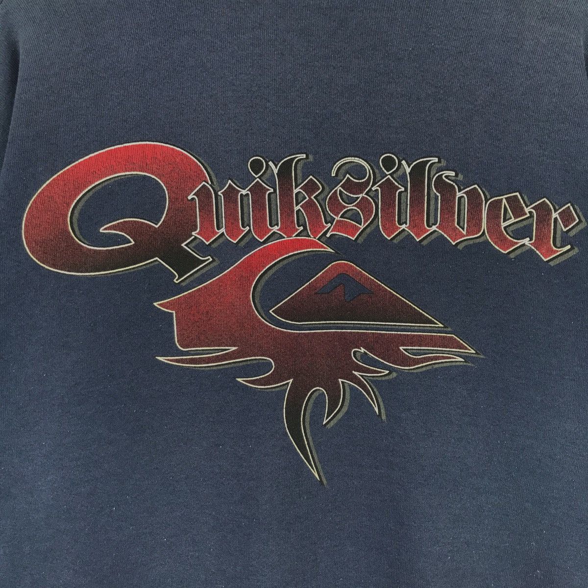 Quiksilver × Vintage 90’s Quiksilver Big Logo Sweatshirt Crewneck Size US L / EU 52-54 / 3 - 8 Thumbnail
