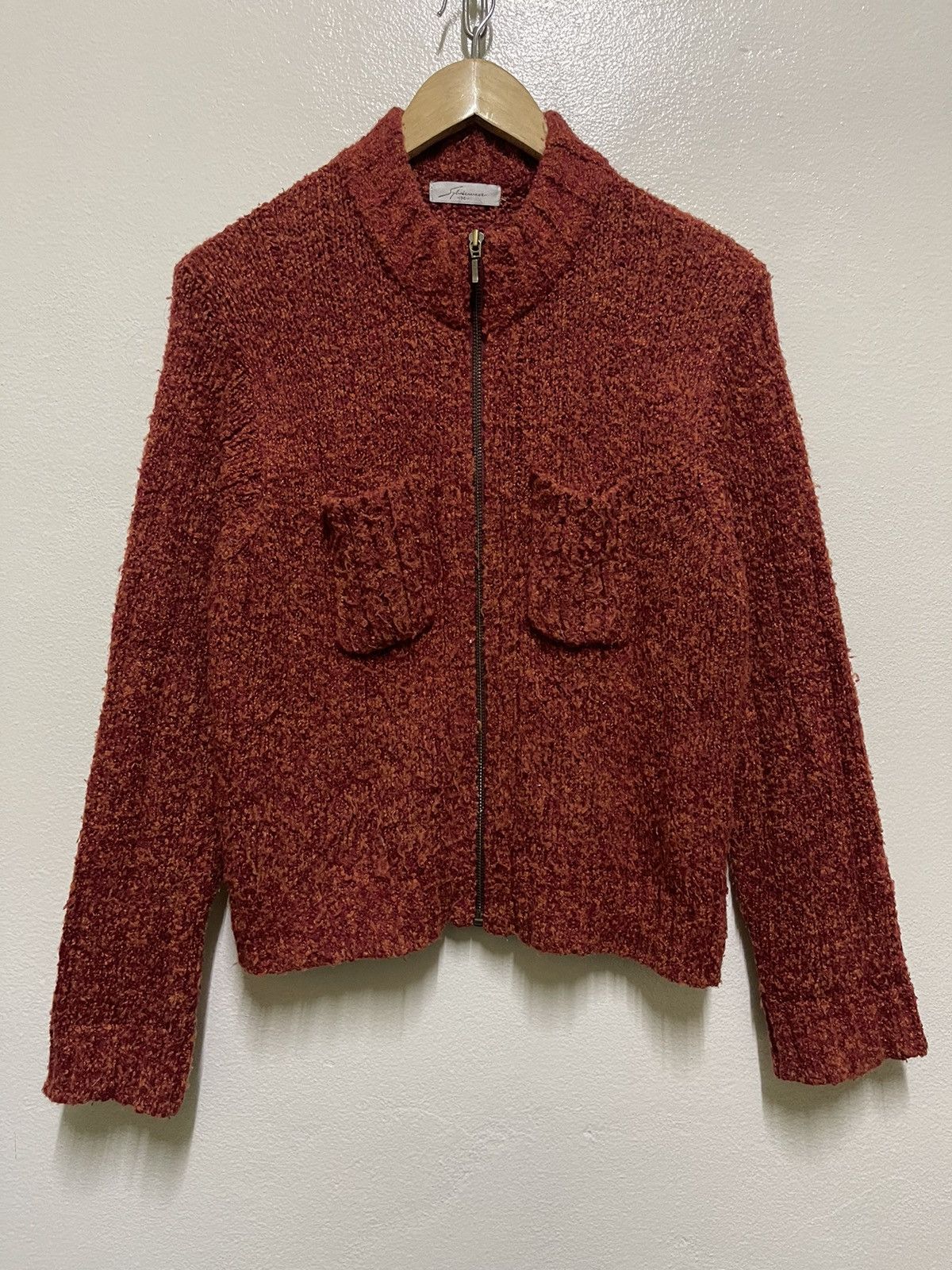 Other Vintage Knitwear Zipper Two Pocket Size US M / EU 48-50 / 2 - 1 Thumbnail