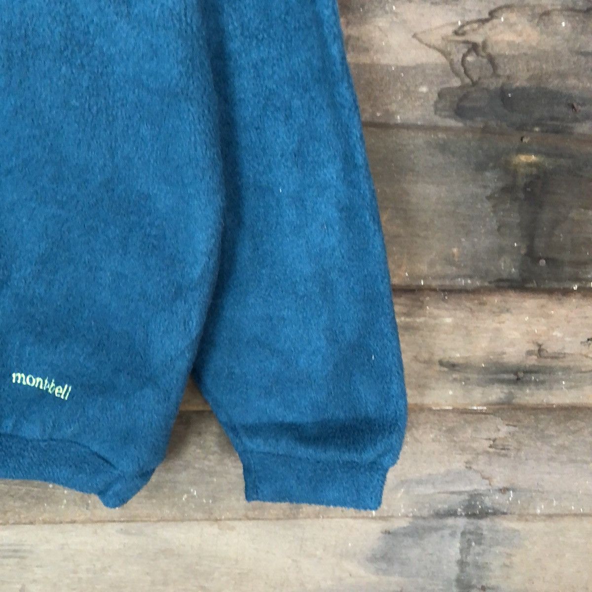 Montbell Mont-bell Green Sweatshirts fleece vintage #5622 Size US L / EU 52-54 / 3 - 4 Thumbnail