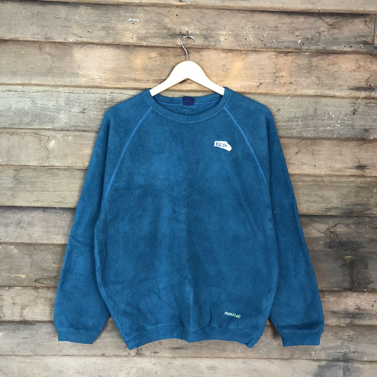 Montbell Mont-bell Green Sweatshirts fleece vintage #5622 Size US L / EU 52-54 / 3 - 3 Thumbnail