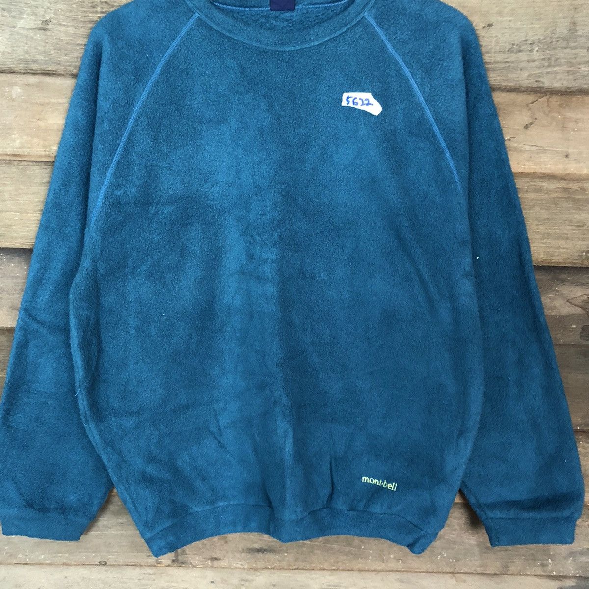 Montbell Mont-bell Green Sweatshirts fleece vintage #5622 Size US L / EU 52-54 / 3 - 8 Thumbnail