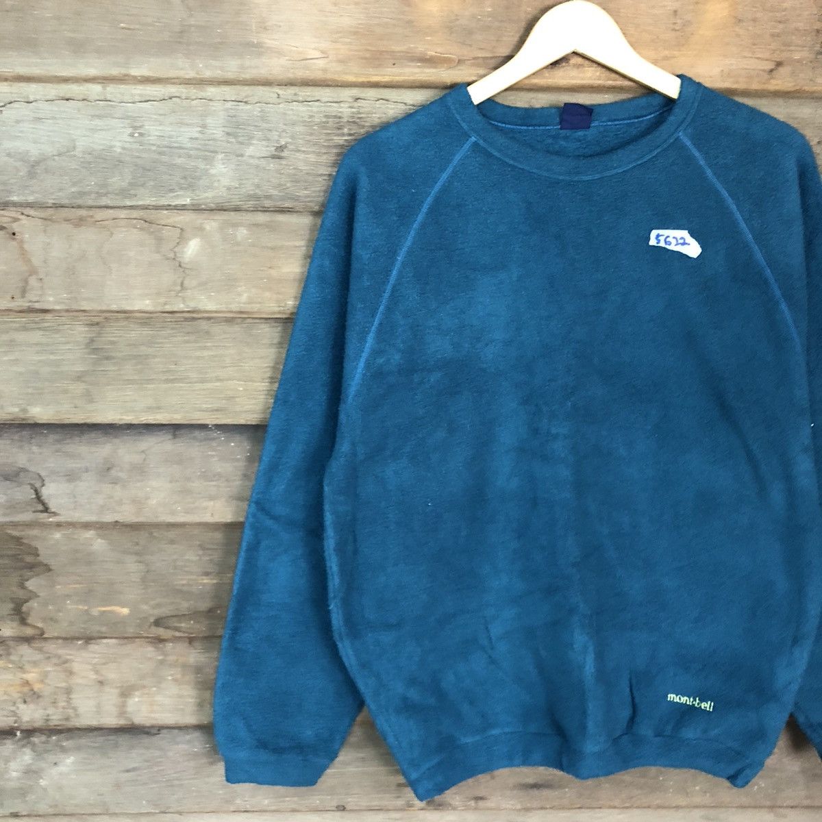 Montbell Mont-bell Green Sweatshirts fleece vintage #5622 Size US L / EU 52-54 / 3 - 7 Thumbnail